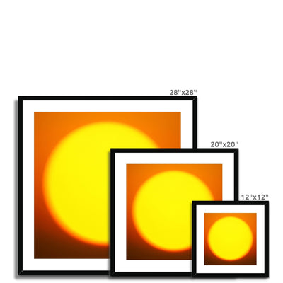 Golden Sun Framed & Mounted Print | Feel Good Images