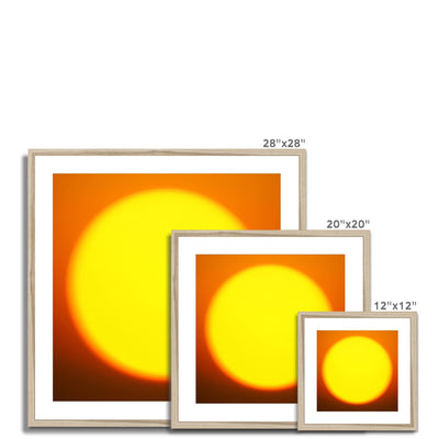Golden Sun Framed & Mounted Print | Feel Good Images