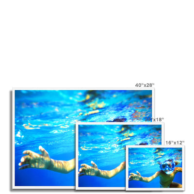 Bedouin Aqua Girl - The Red Sea - Egypt Framed Print | Feel Good Images