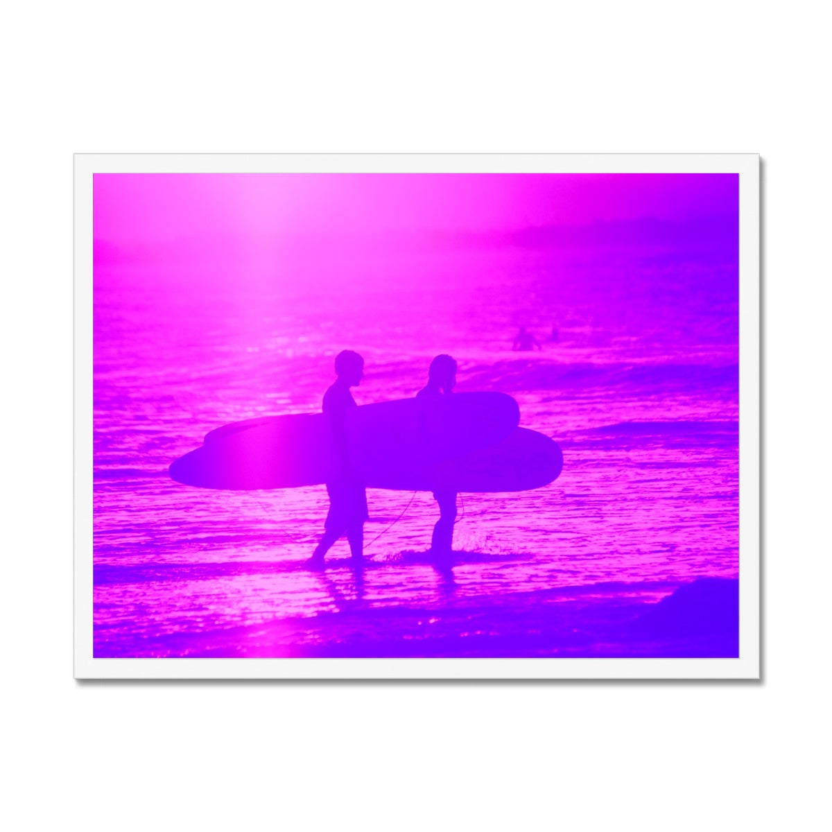 Surf Lovers - Australia - Framed Print