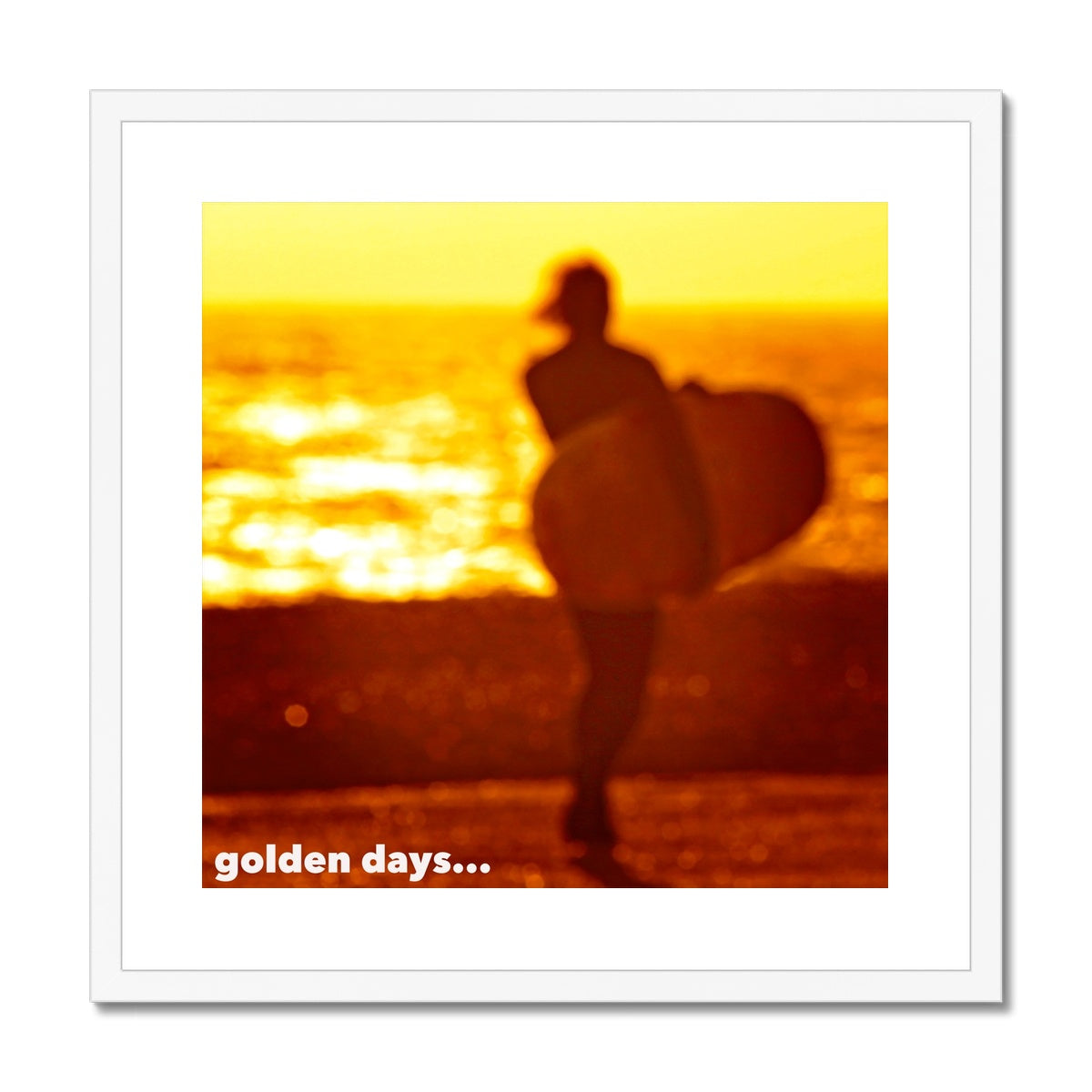 Golden Days Framed & Mounted Print