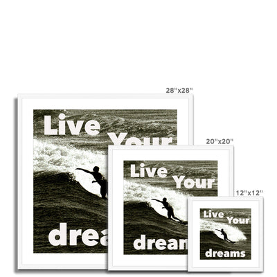 Awesome Surfer ~ Framed & Mounted Print | Feel Good Images