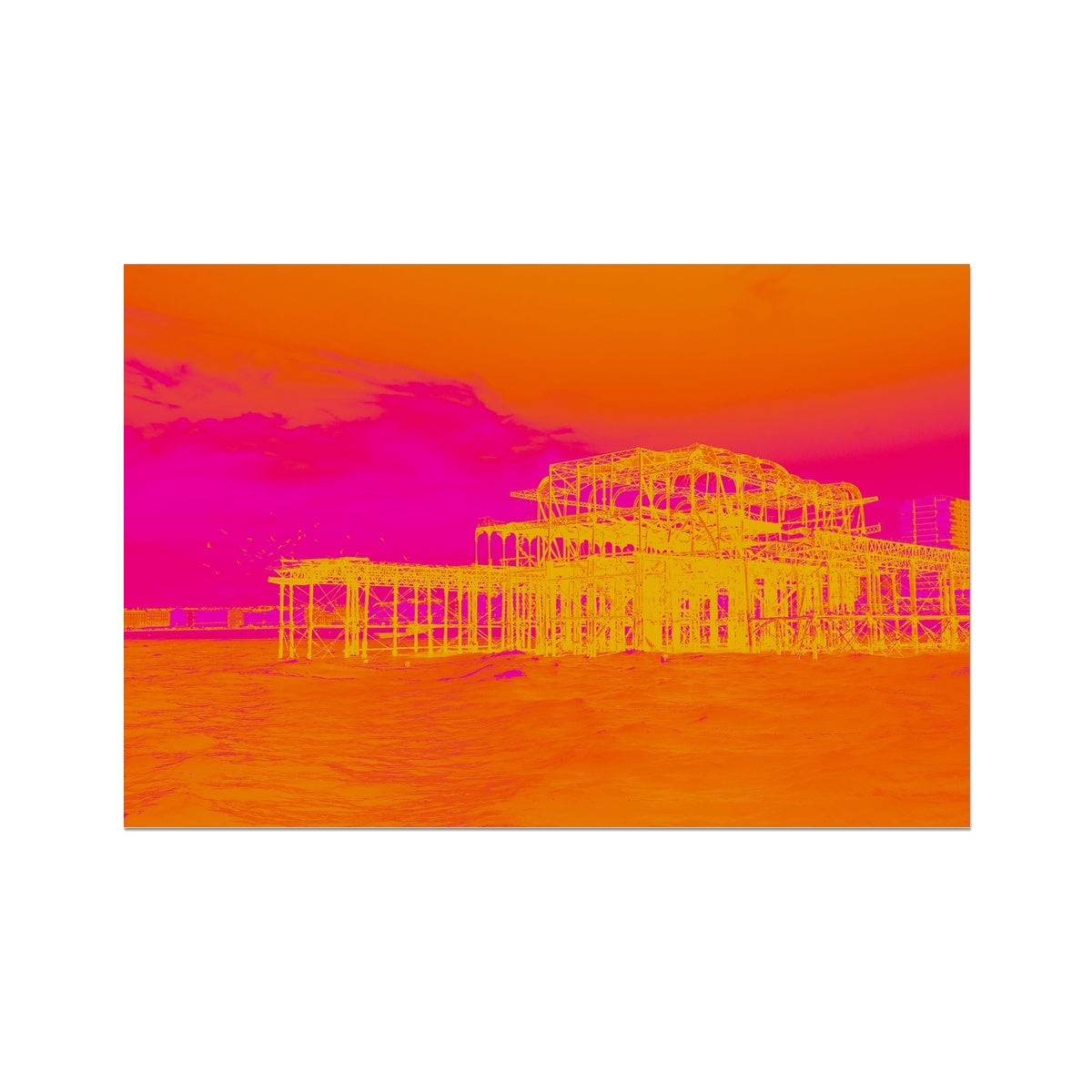 Sunset Ripple - Photo Art Print